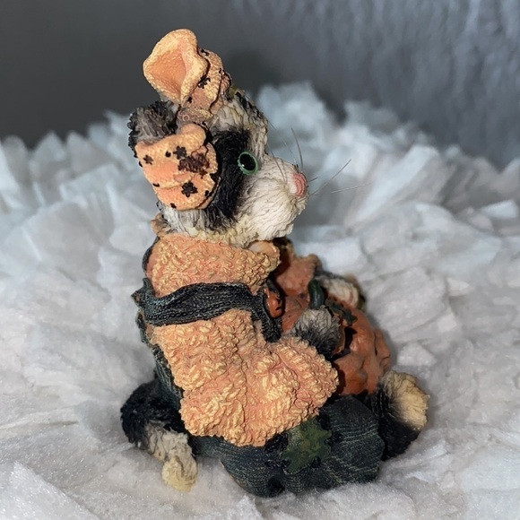 Boyd's Bears & Friends Purrstone Collection Halloween Kitty Cat O'Lantern Figure - Picture 6 of 7